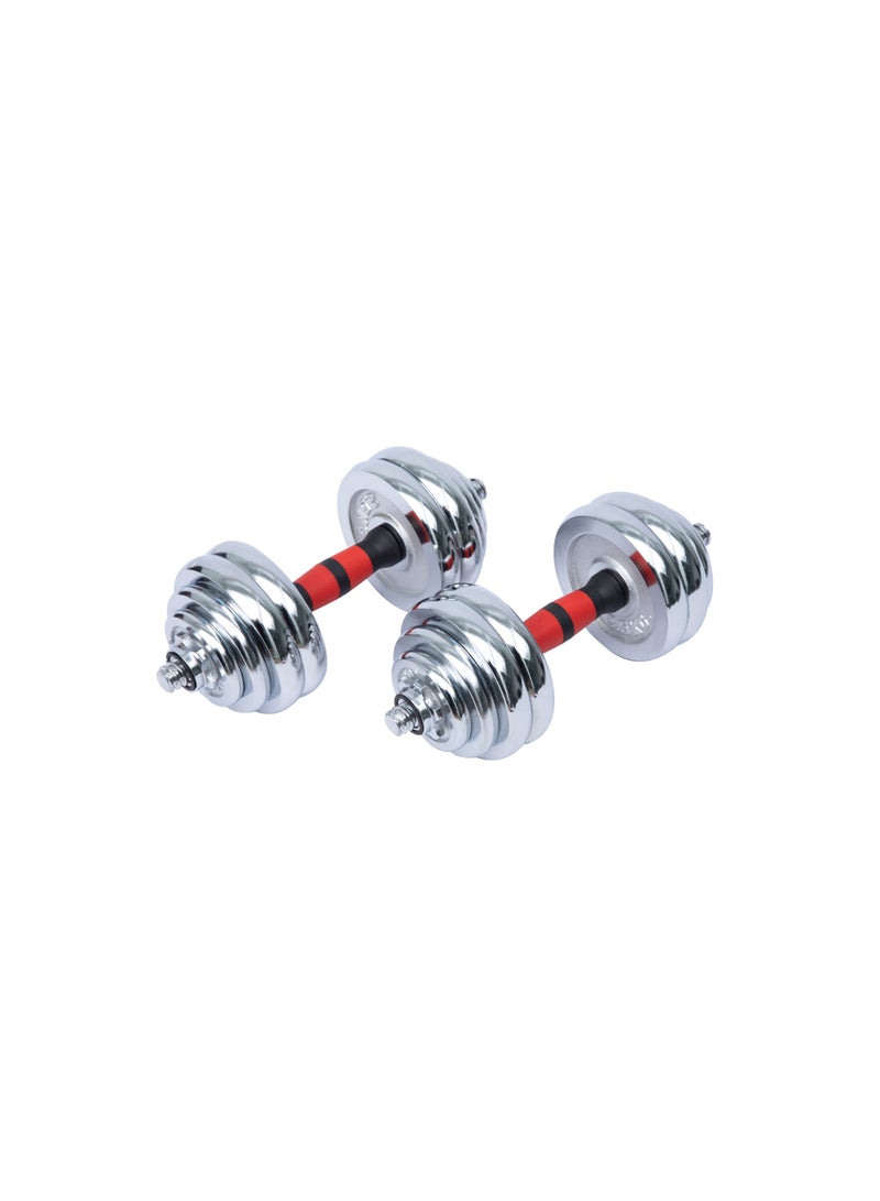 COMMANDO 30 kg Chrome Weight kg with Bar Connector - Image 5